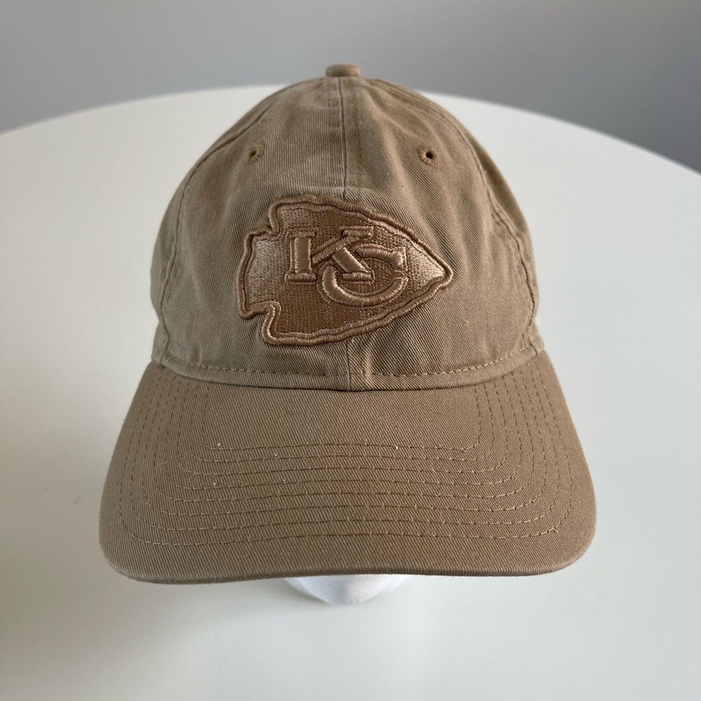 Khaki Kansas City Chiefs Dad Hat